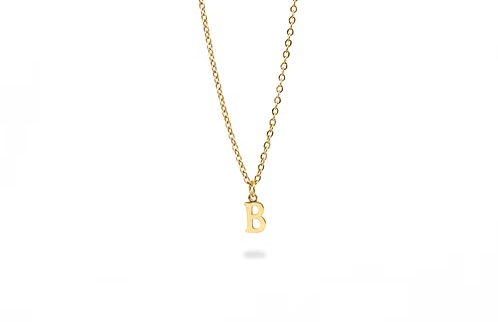 Collar De Letras Sin Brillo