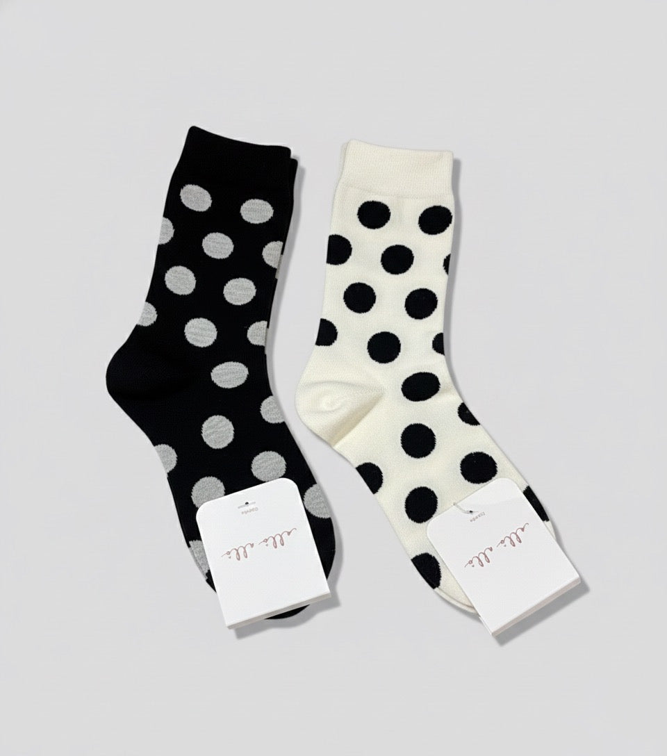 Calcetines con Estampado de Lunares