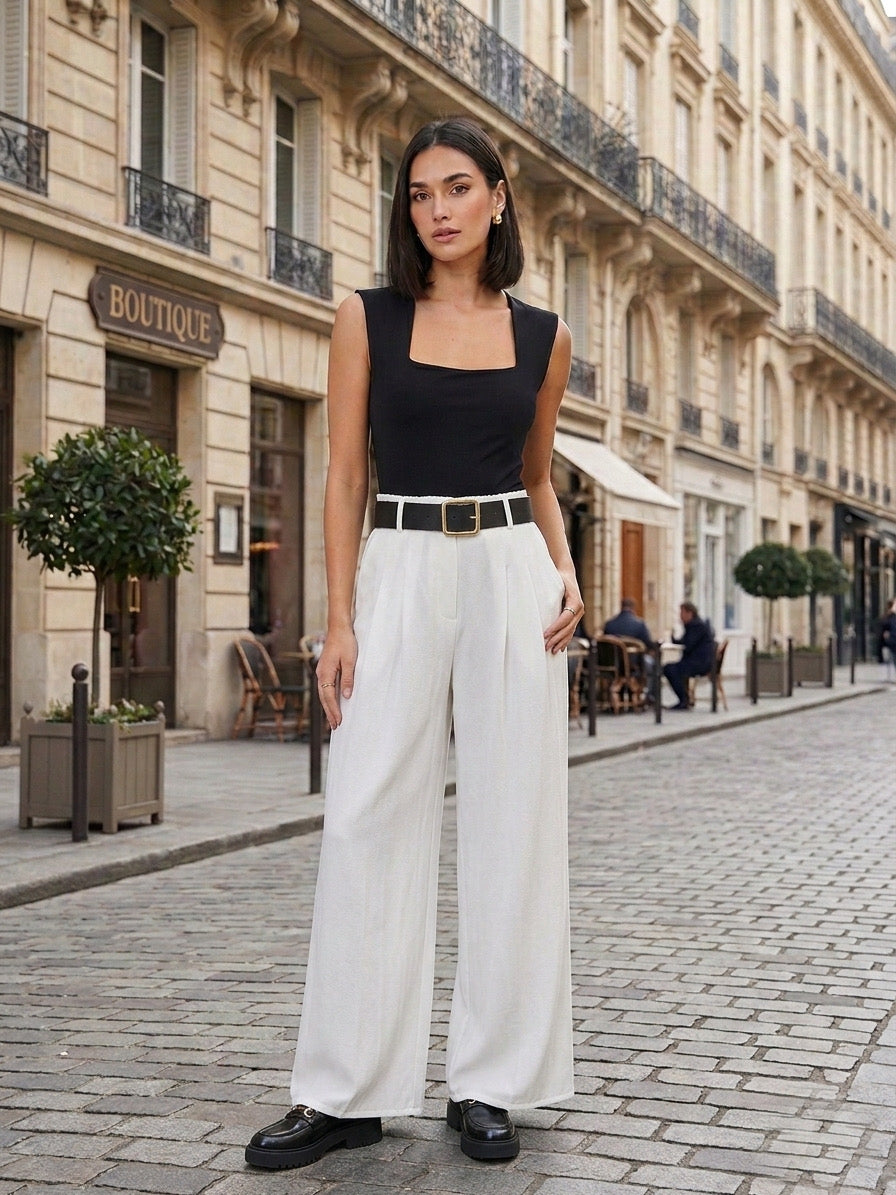 Pantalón Palazzo cinturón