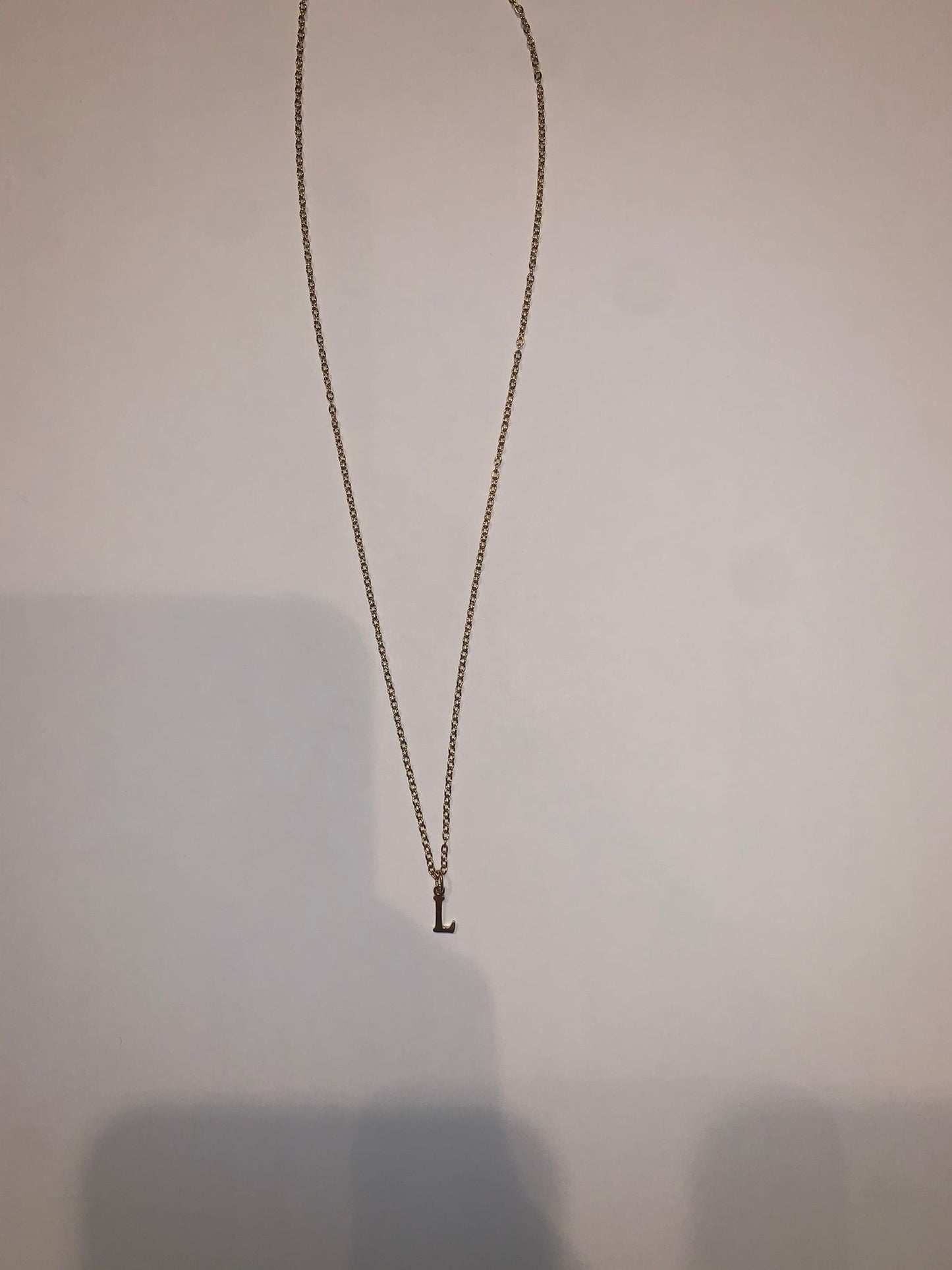 Collar De Letras Sin Brillo