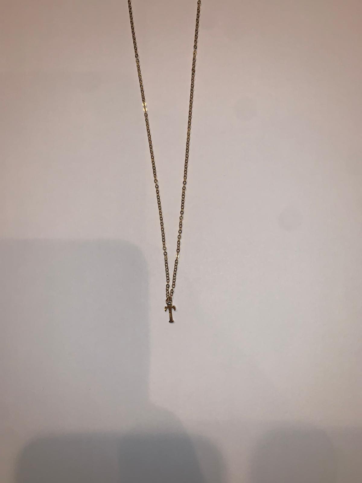 Collar De Letras Sin Brillo