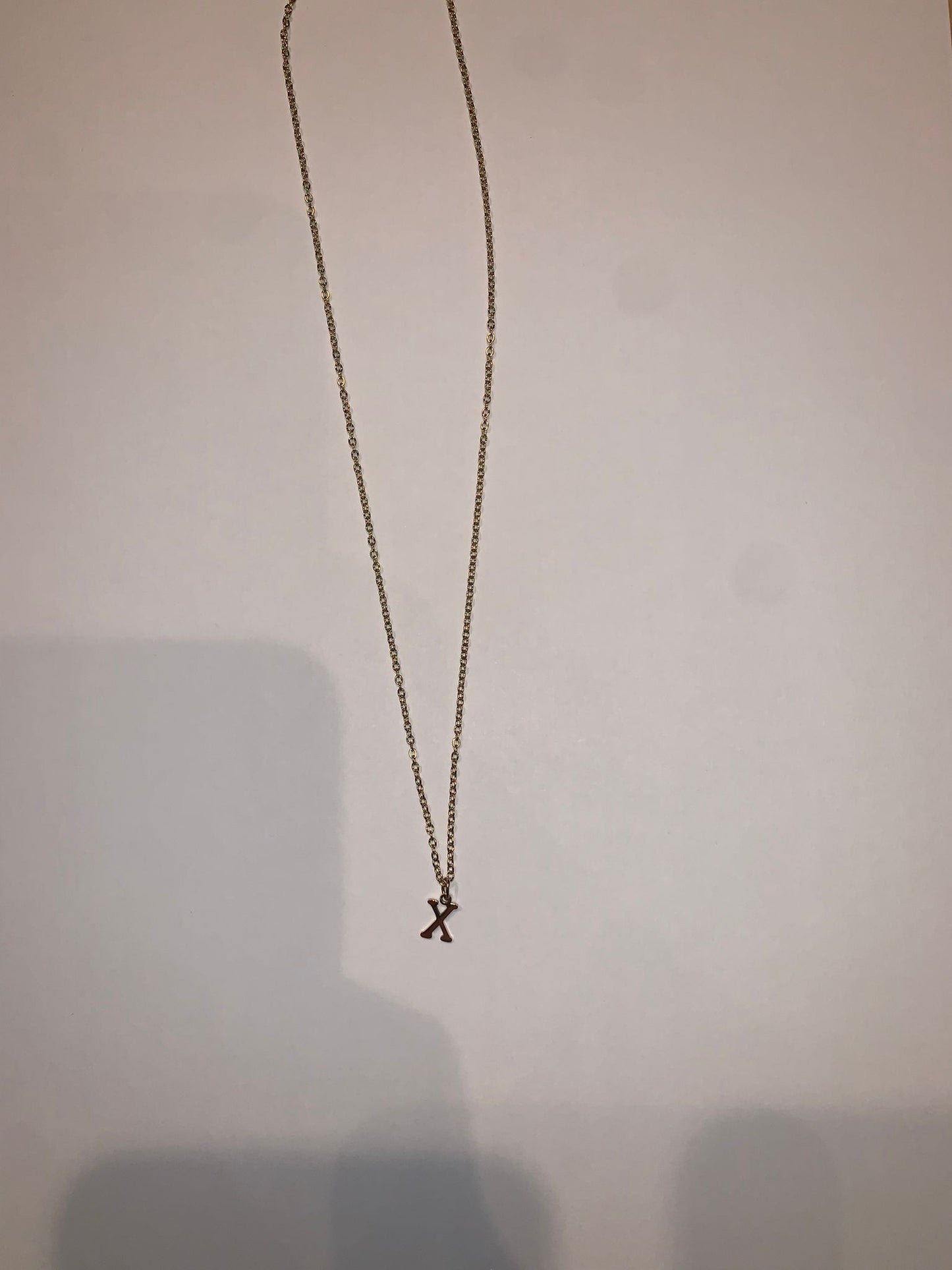 Collar De Letras Sin Brillo