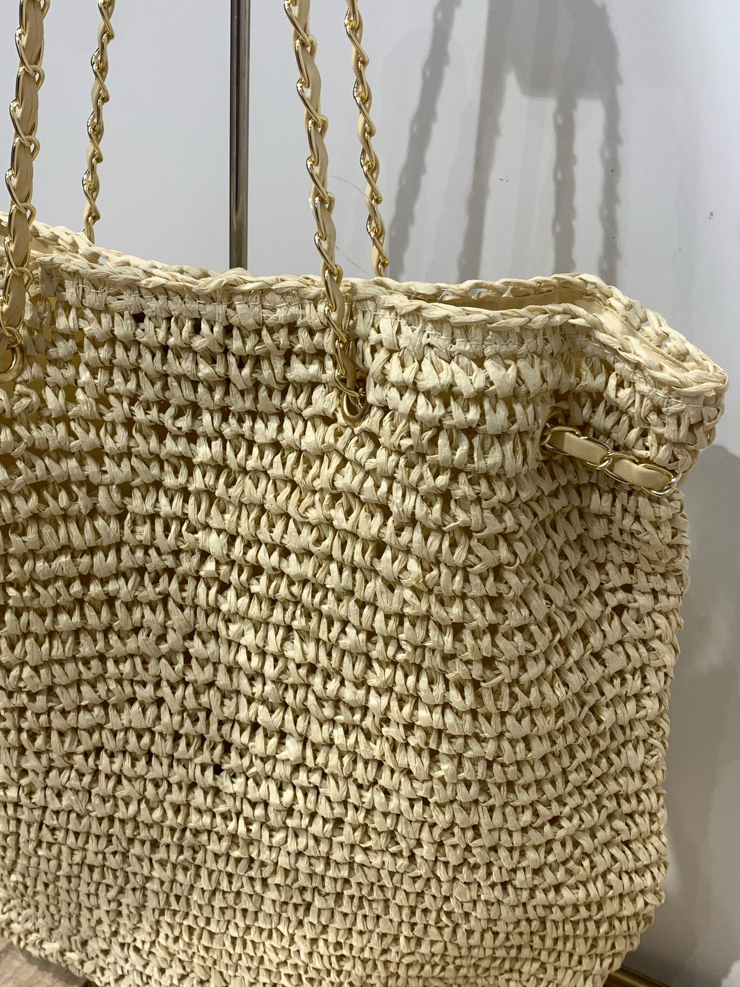 Bolso Shopper de Rafia Natural