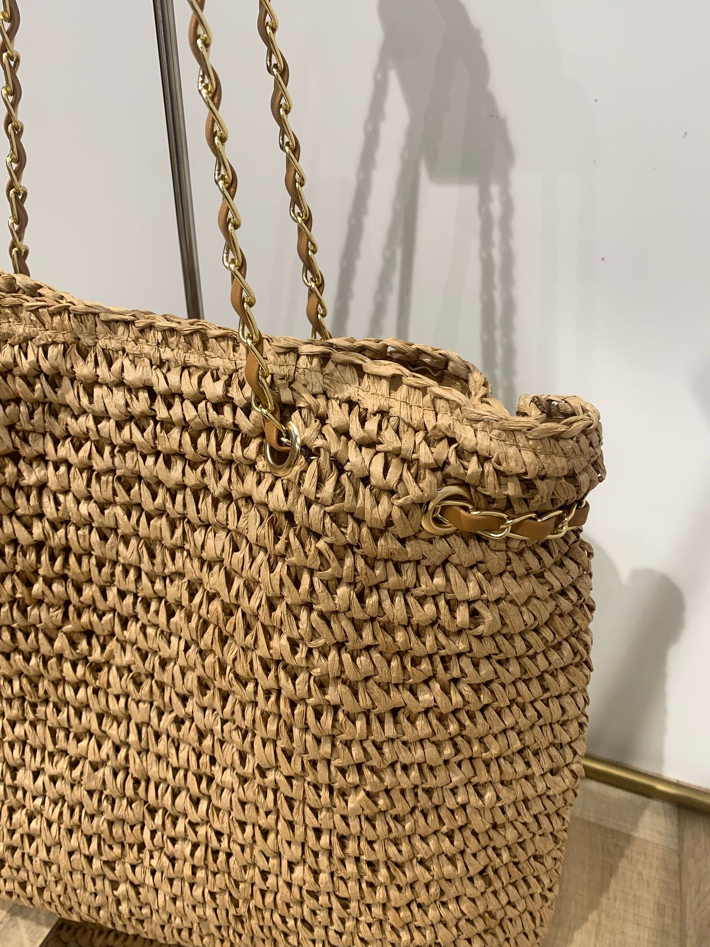 Bolso Shopper de Rafia Natural