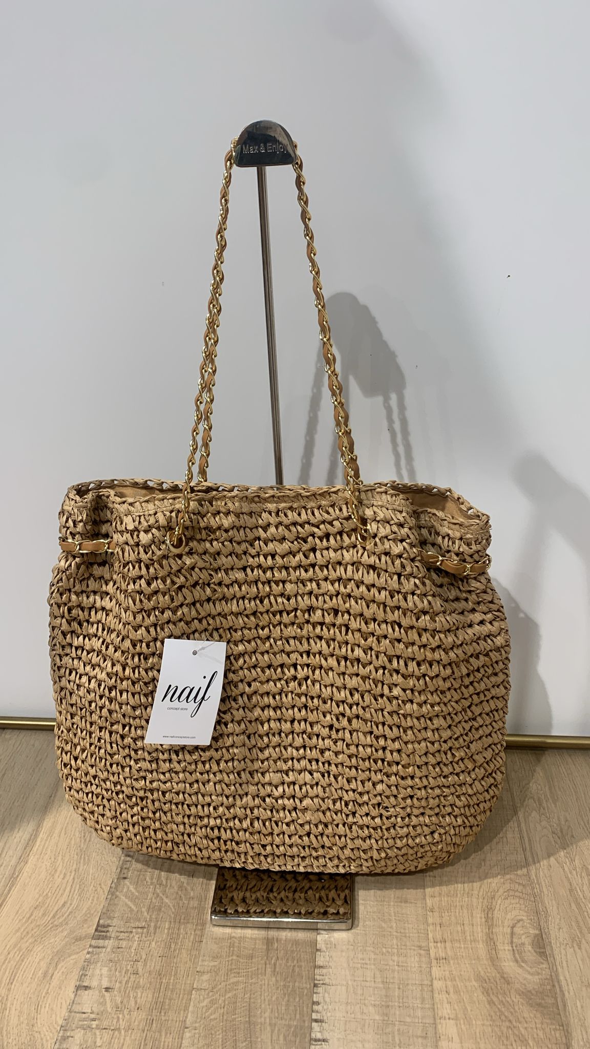 Bolso Shopper de Rafia Natural