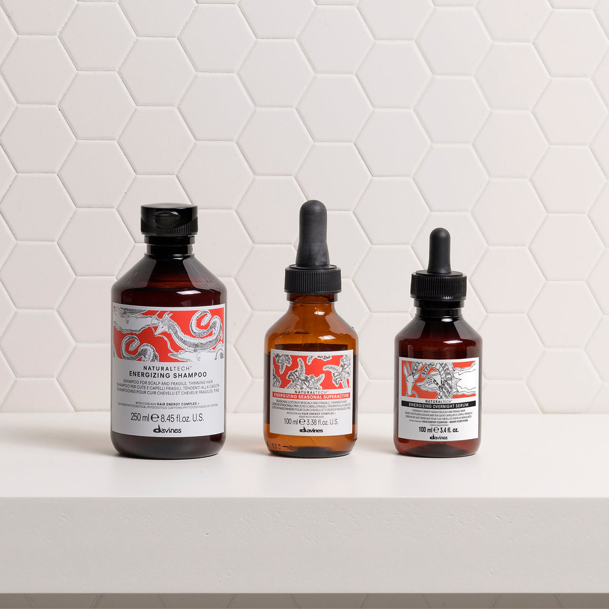 Rutina Davines Naturaltech Energizing con Overnight Serum