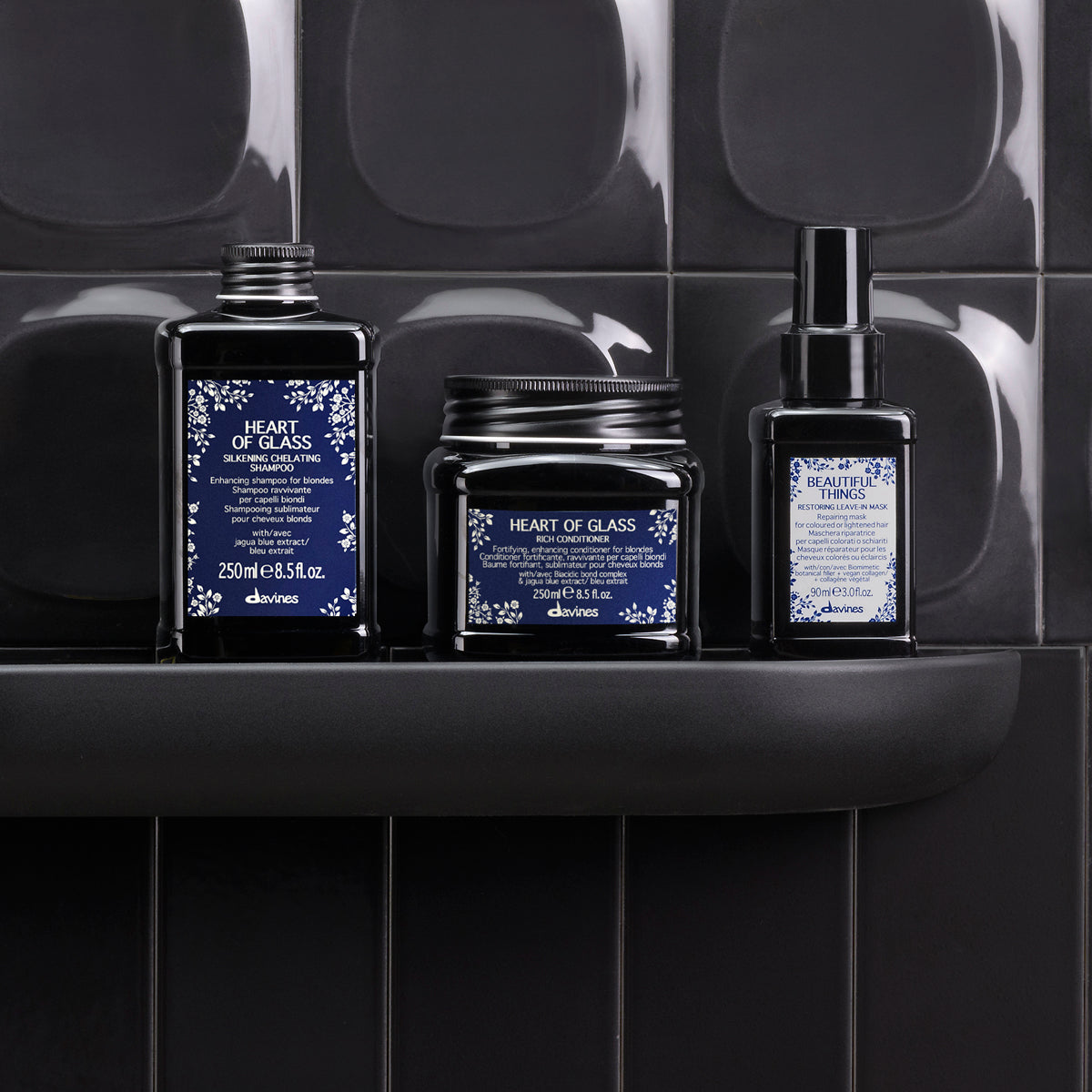 Davines HEART OF GLASS Silkening Shampoo