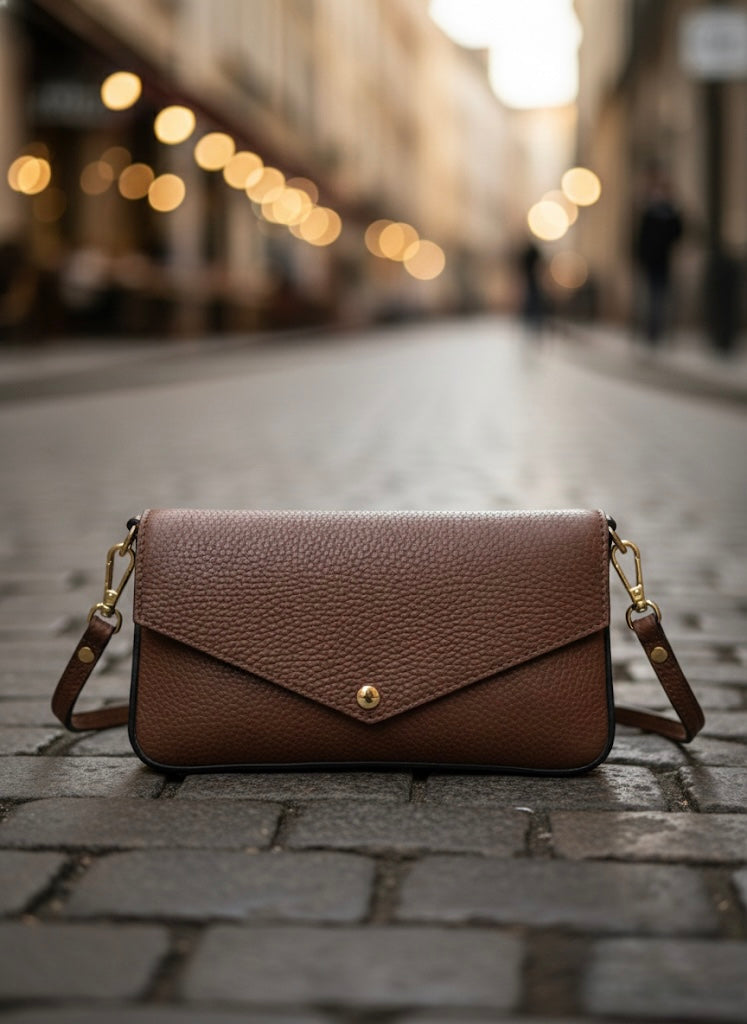 Bolso de Piel sobre - Elegancia Urbana y Sofisticada
