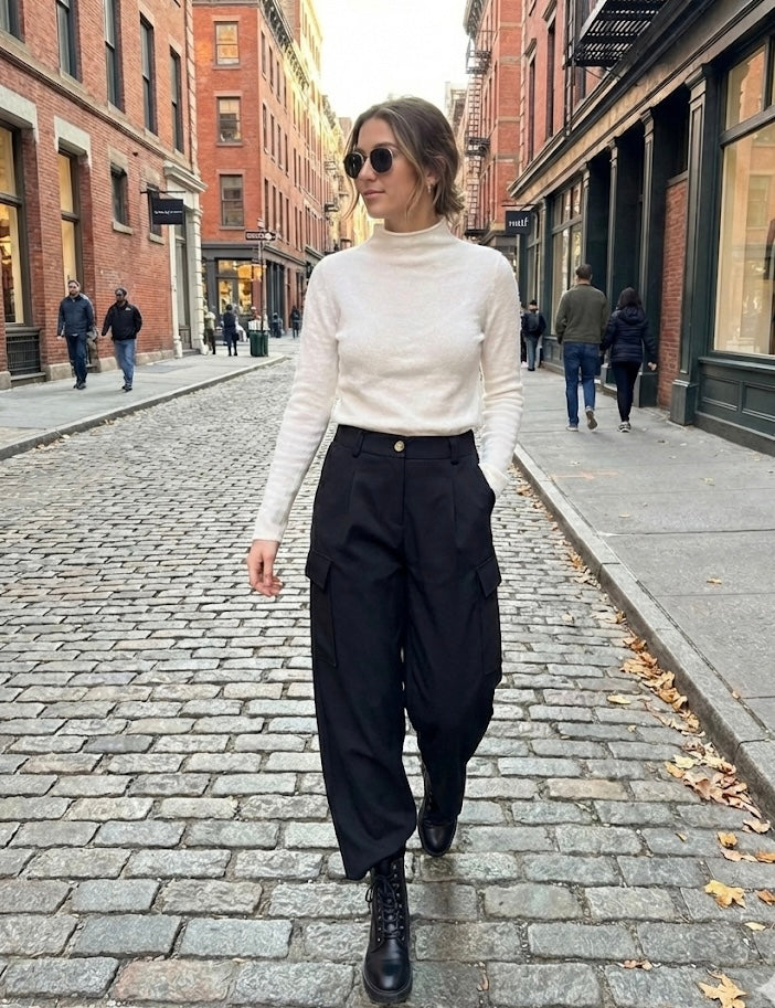 Pantalón Cargo Sastre Negro