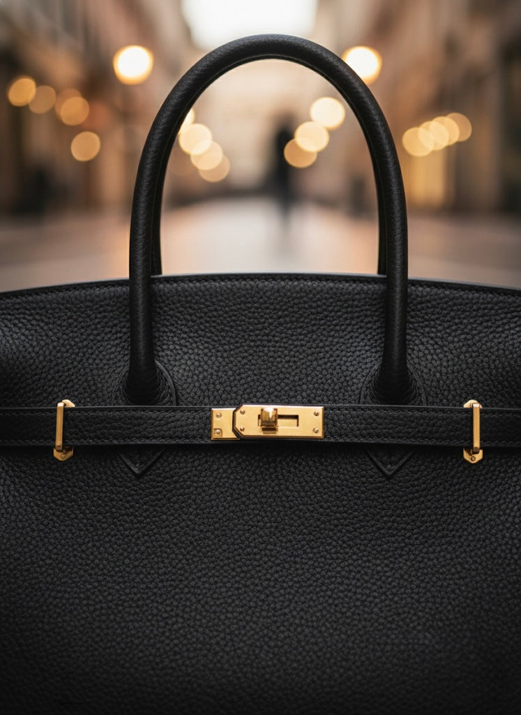 Bolso de Hombro Acolchado Negro | Piel de Lujo | Estilo Urbano Chic