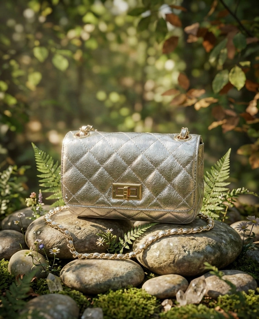 Bolso mini acolchado
