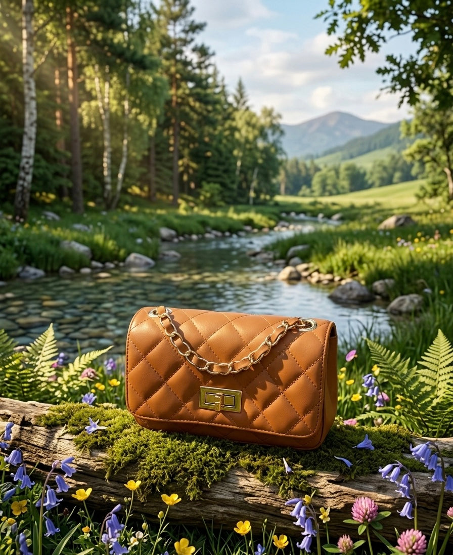 Bolso mini acolchado