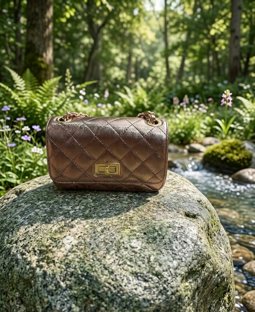 Bolso mini acolchado
