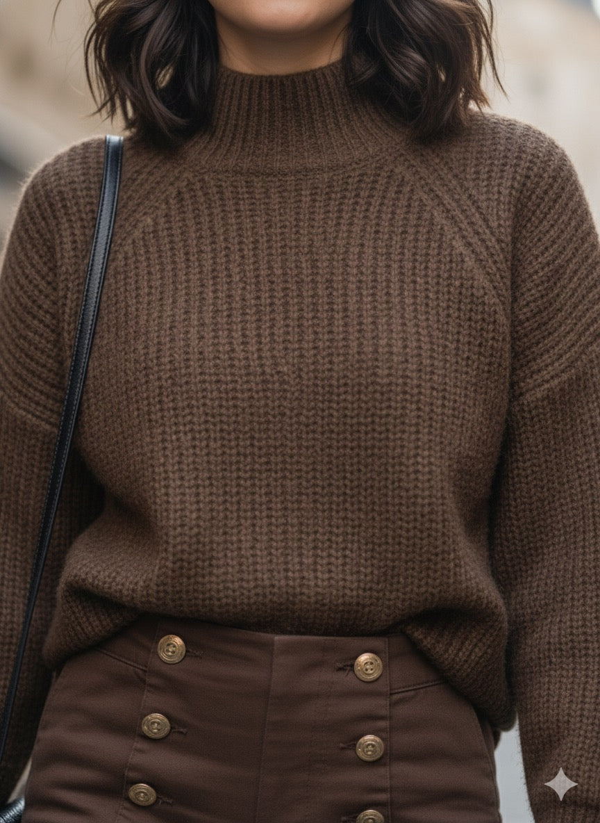 Jersey de Punto Cuello Alto