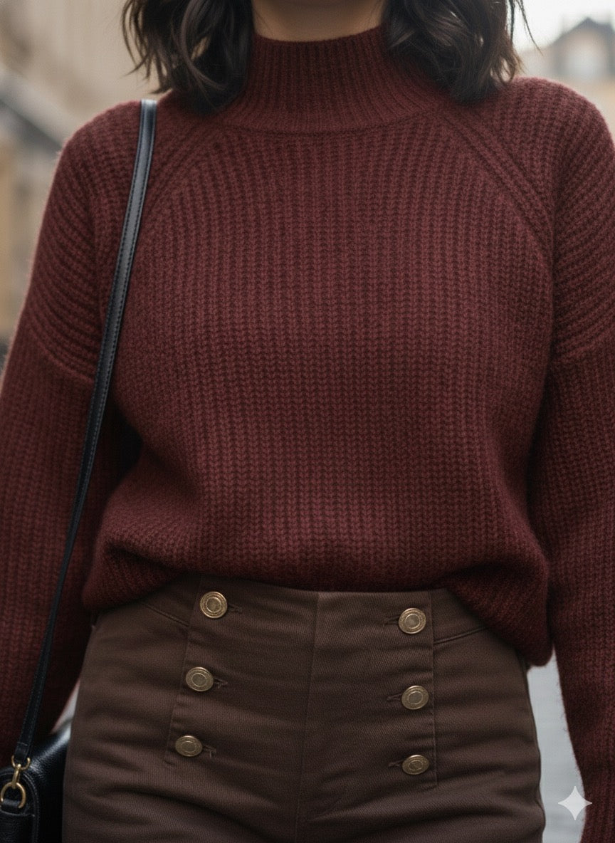 Jersey de Punto Cuello Alto