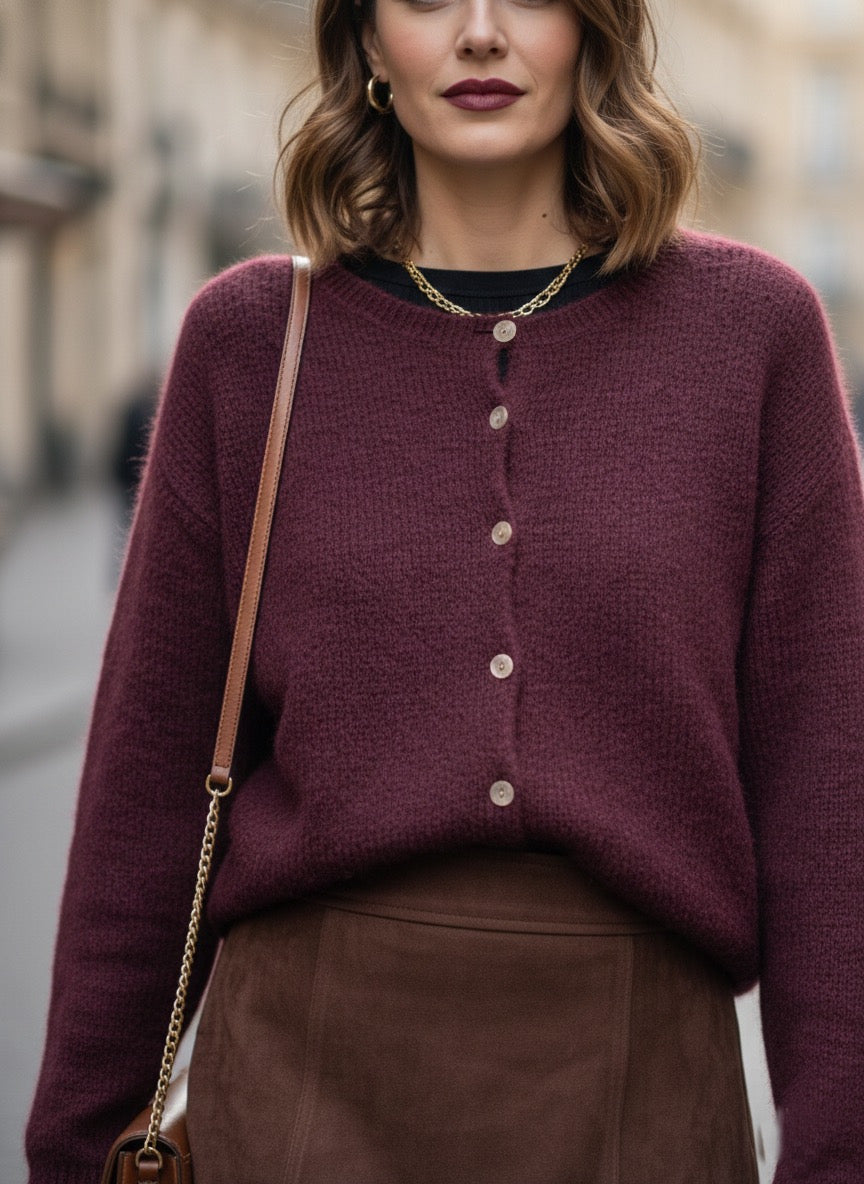 Cárdigan de Punto Corto: Comodidad y Color para tus Capas