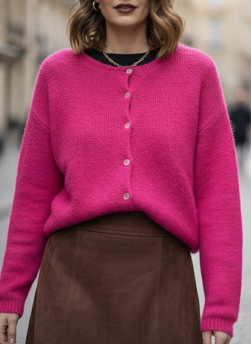 Cárdigan de Punto Corto: Comodidad y Color para tus Capas