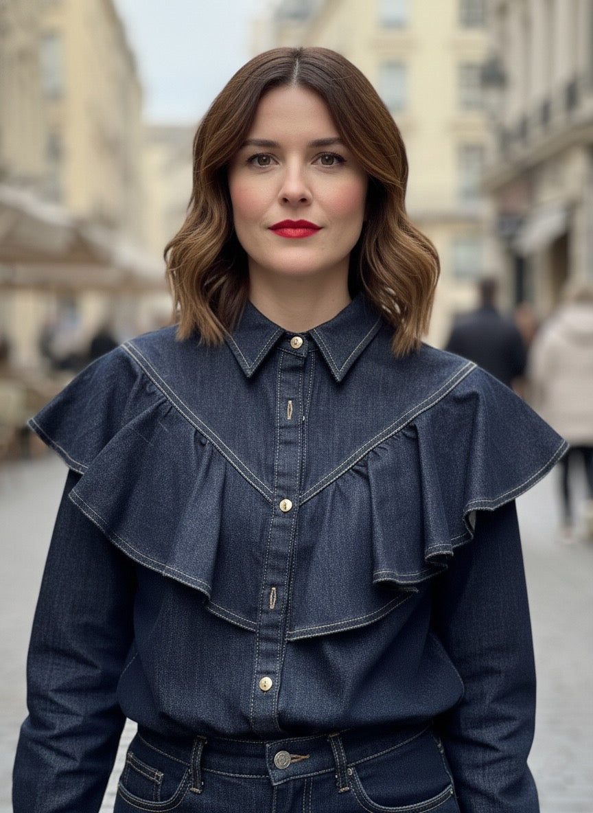 Blusa Vaquera con Volantes: Personalidad y Tendencia