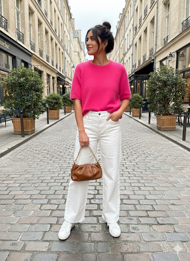 Jersey lana rosa fucsia