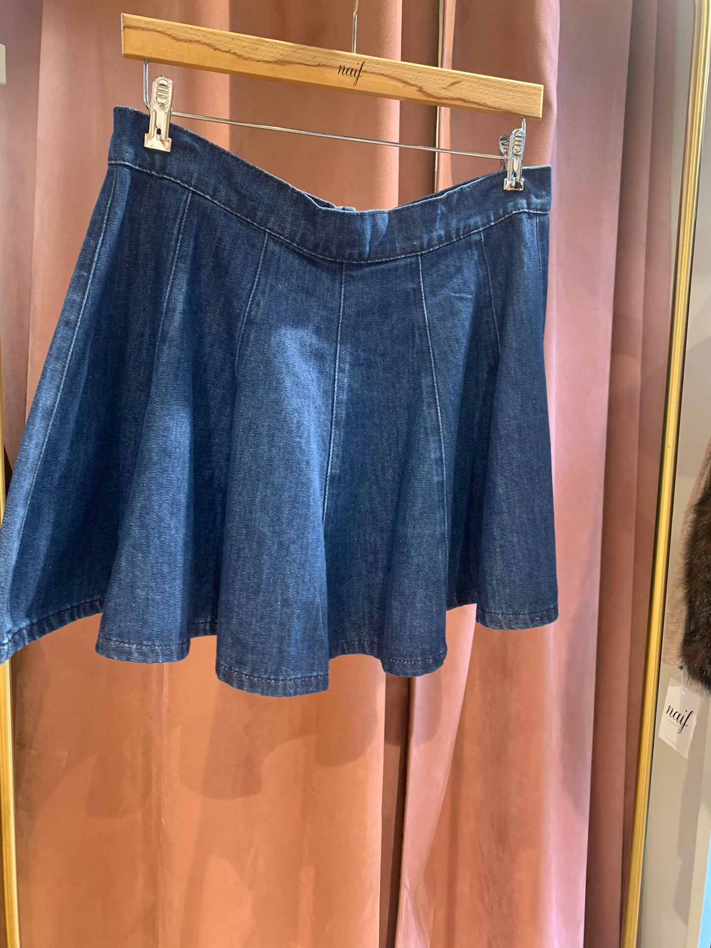 Falda denim