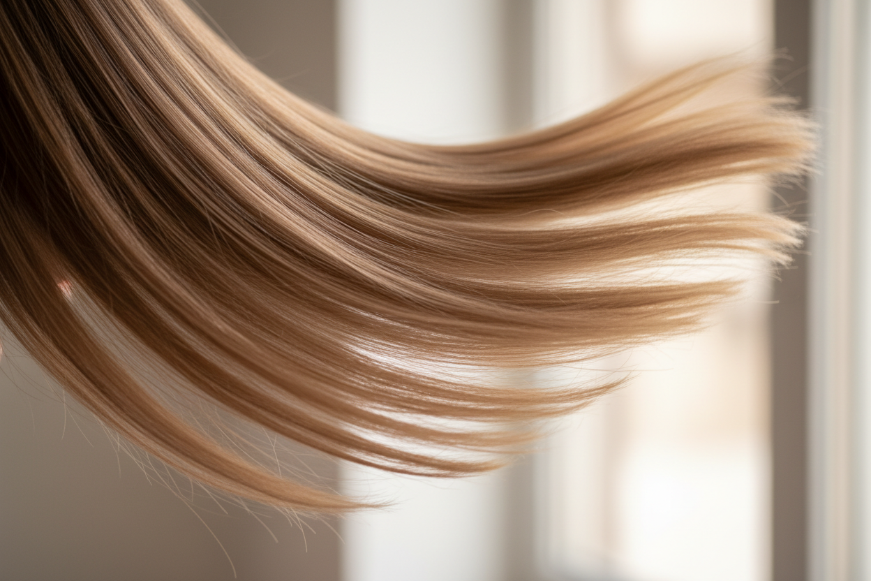 MOVIMIENTO DEL CABELLO CAIDA LISO NATURAL